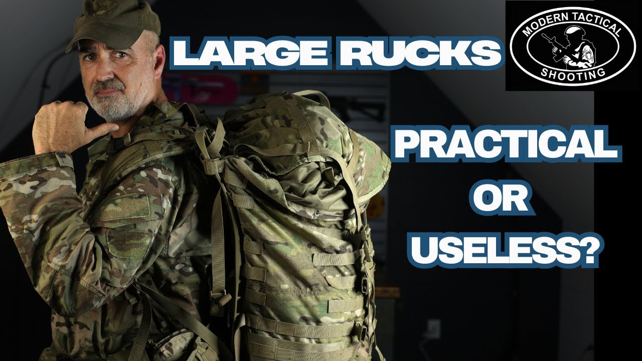 Large Rucks don't work in combat. How unrealistic training weighs down the modern soldier.