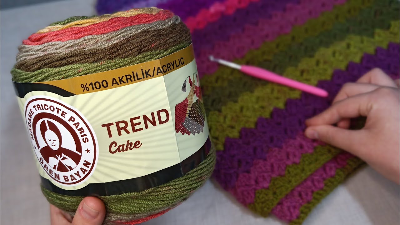Bim' den Aldığım Bu Ucuz İp İle Bakın Ne Yaptım ! Çok Kolay Çok Güzel Tığ İşi Örgü Modeli😍 Crochet