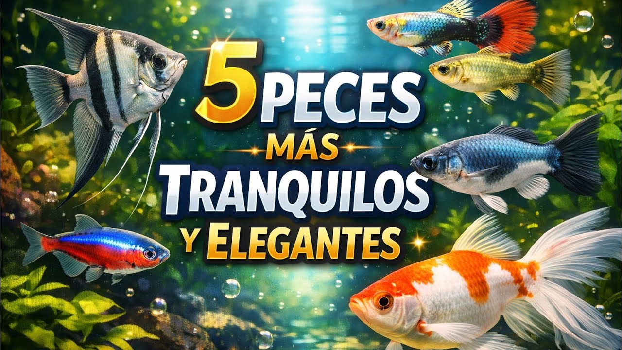 Mi Top 5 de peces más tranquilos y elegantes