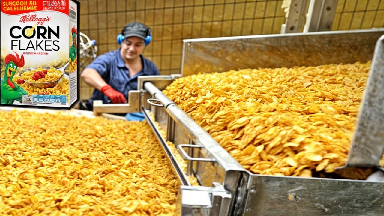 How Cornflakes Are Made in a Factory – Behind the Breakfast Cereal