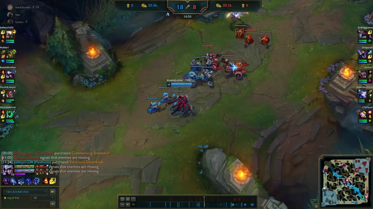 Talon DELETES Ashe