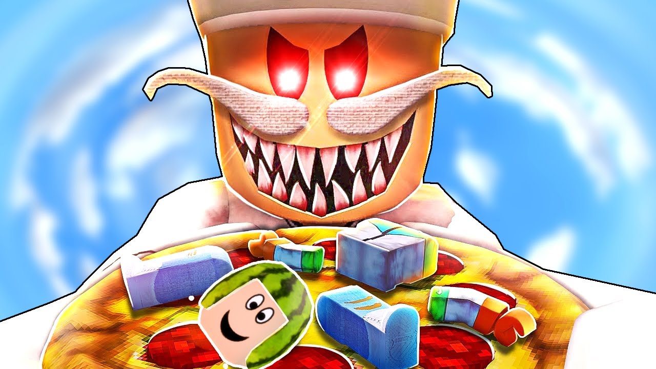 ÇILGIN PİZZACI ZOMBİK VE STEVE FIRINA VERDİ - Roblox Escape Papa Pizza's Pizzeria!