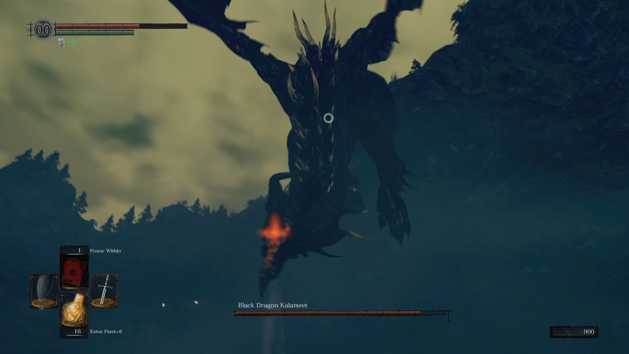 DARK SOULS: REMASTERED Black Dragon Kalameet Boss Fight Cheese