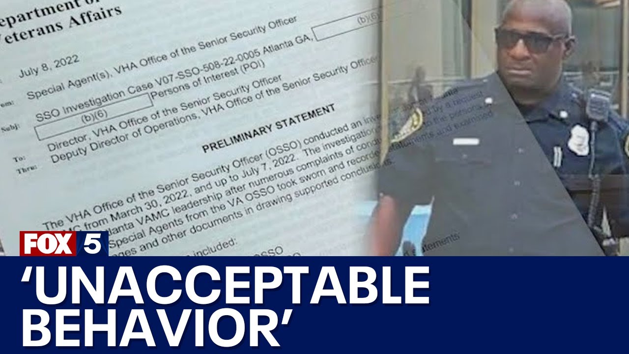 I-Team: 'Unacceptable behavior' prompts VA to suspend top cops at Atlanta Medical Center