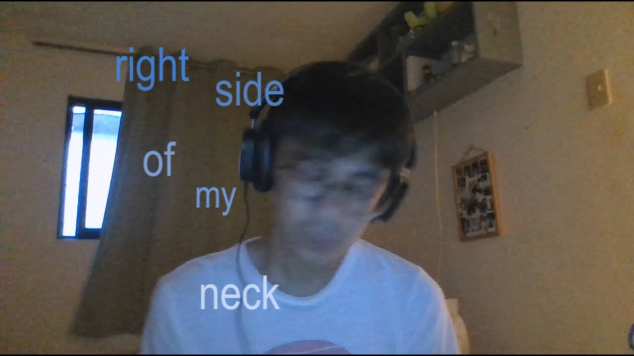 right side of my neck °.✩｡