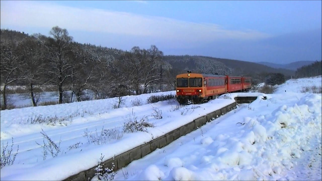 Bzmot Berkenyén - Studenka motortrain - Bahn - Train - Zug