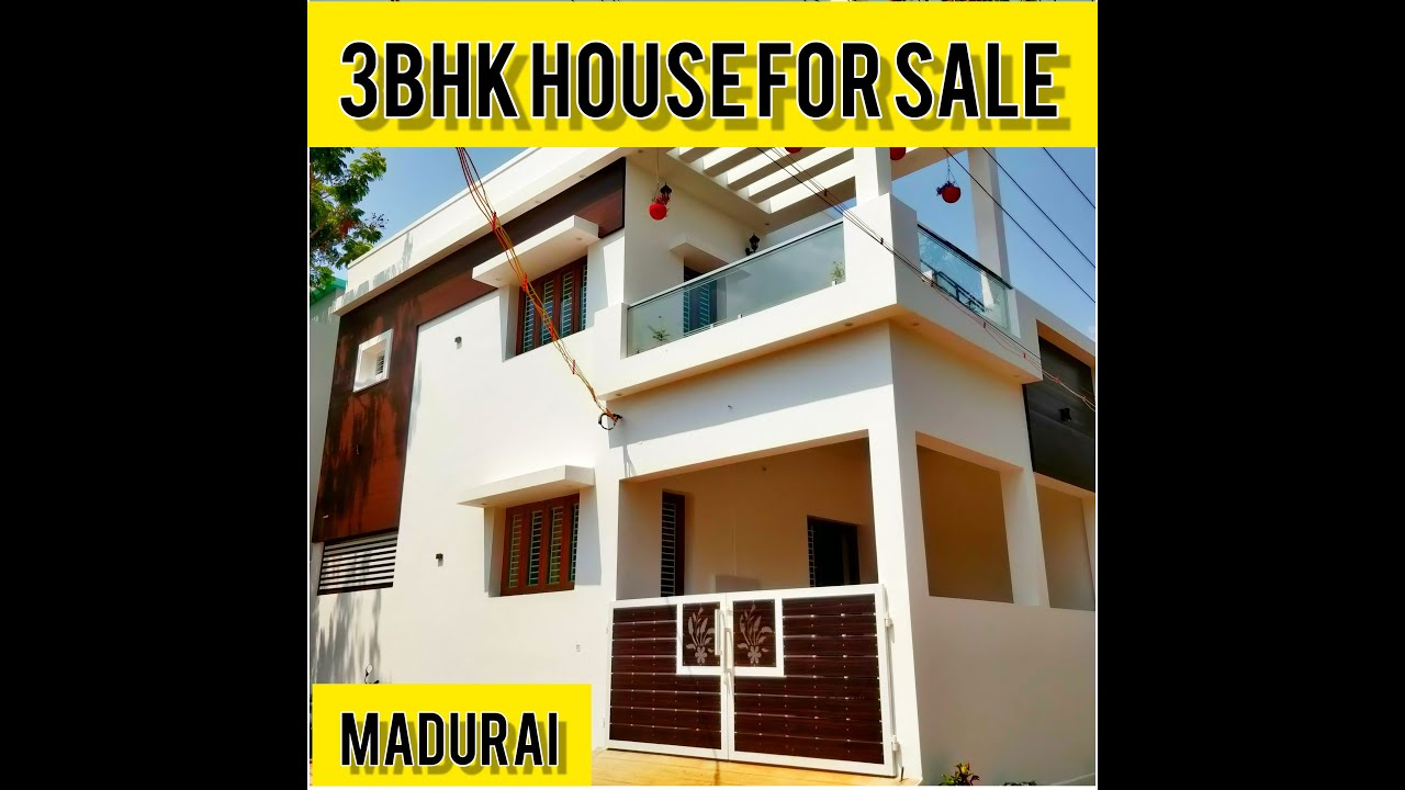 மதுரை மெயின் ஏரியாவில் அனைத்து வசதிகளுடன் கூடிய அழகிய 3BHK வீடு l Modular 3BHK Home for sale Madurai