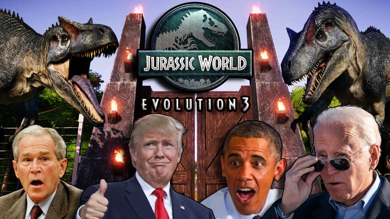 Presidents Play Jurassic World Evolution 3