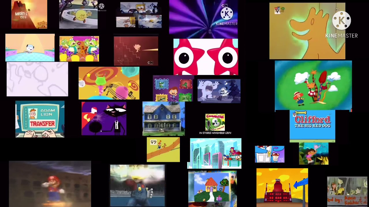 33 Cartoons Intro Played At Once