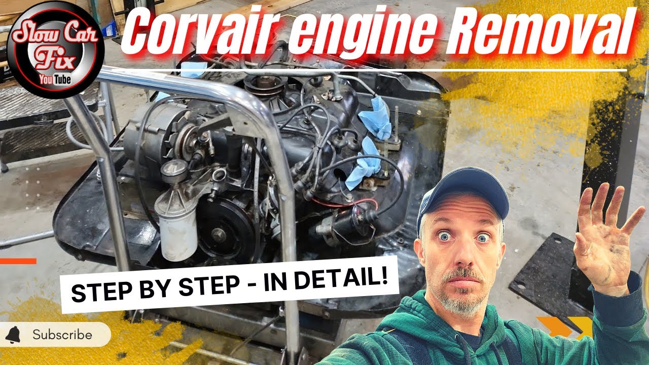 Corvair engine removal - Step by Step in detail!
