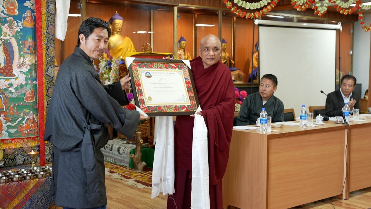 Sowa Rigpa Council Meeting Begins; Dr. Dorjee Damdul Receives Yuthok Award