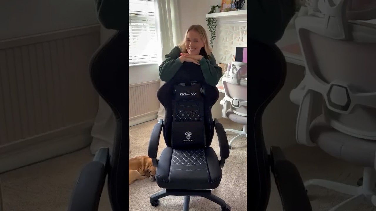 This chair is so comfortable! |Dowinx.com |Simple Series6657D#gamingchair #gamingsetup #gaming