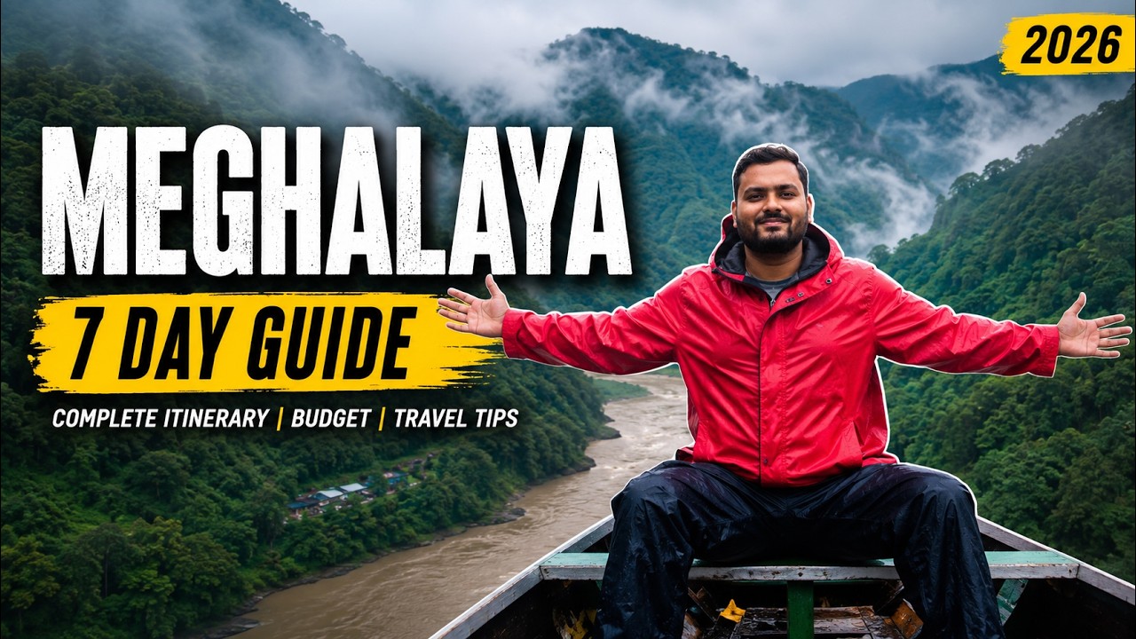 Meghalaya Tour Guide 2026 | 7 Days Itinerary, Trip Cost, Budget Hotels, Cab Fare & Complete Plan