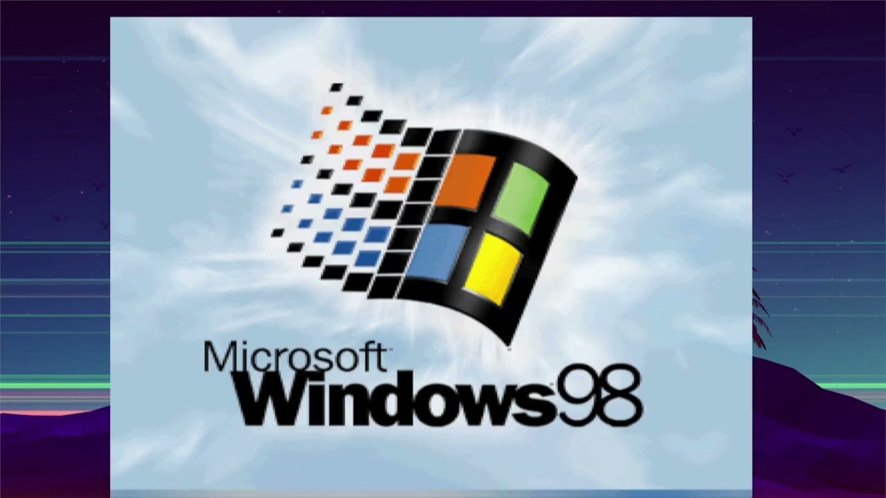AMD K6 II 500mhz with voodoo 3dfx 3000 and sound blaster 16 startup Windows 98 se