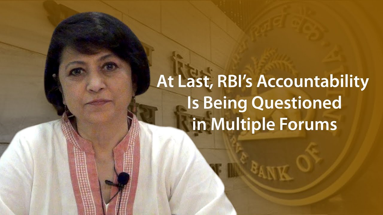 RBI's Accountability is being questioned across multiple Forums