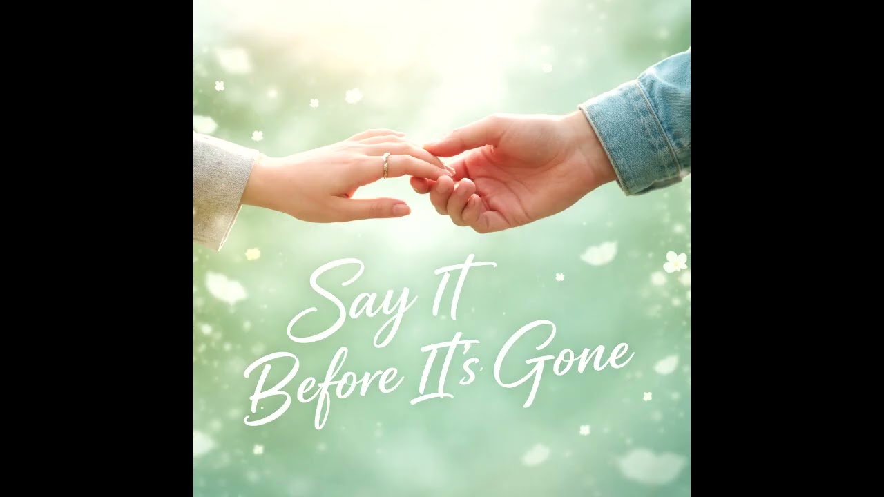 Emotional Pop Love Song – Say It Before It’s Gone (AI Original)