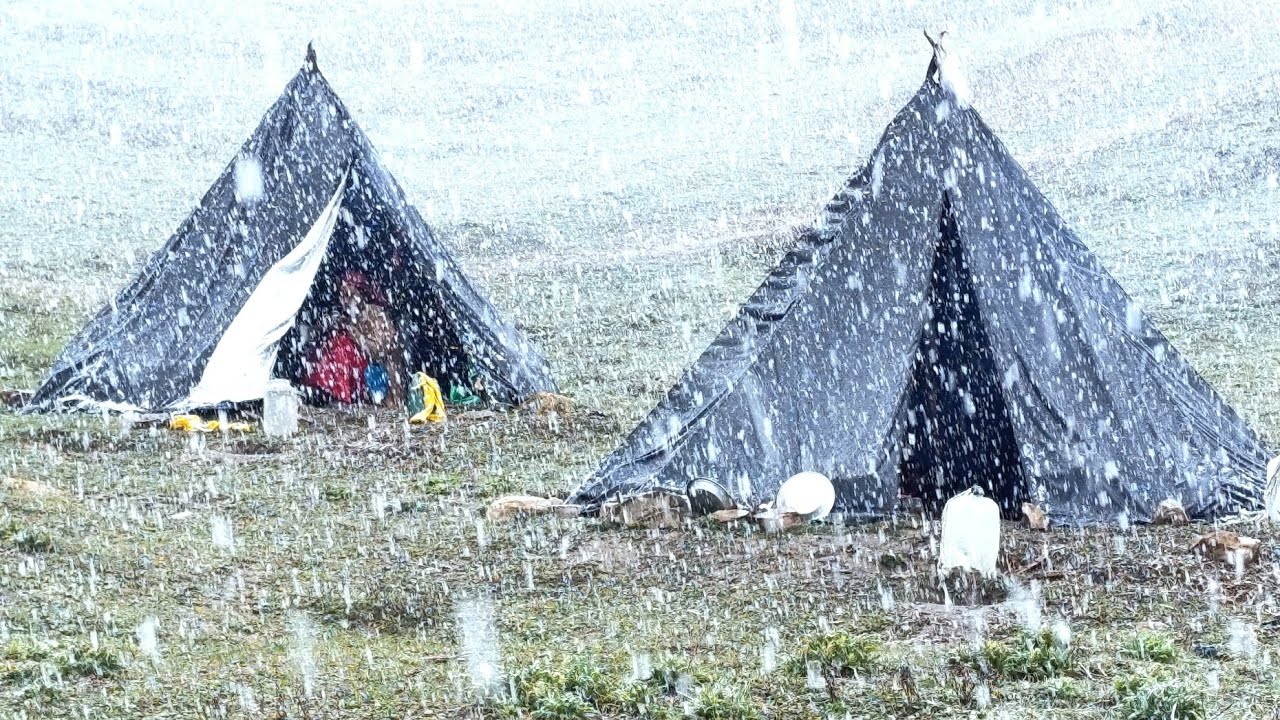 Best Life in A Himalayan Shepherd’s During The Snowfall | Most Relaxing | Village Documentary Video 