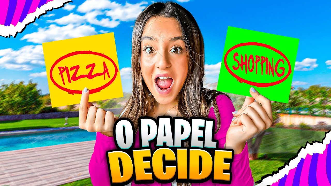 OS PAPEIS COLORIDOS DECIDEM O QUE VOU FAZER !