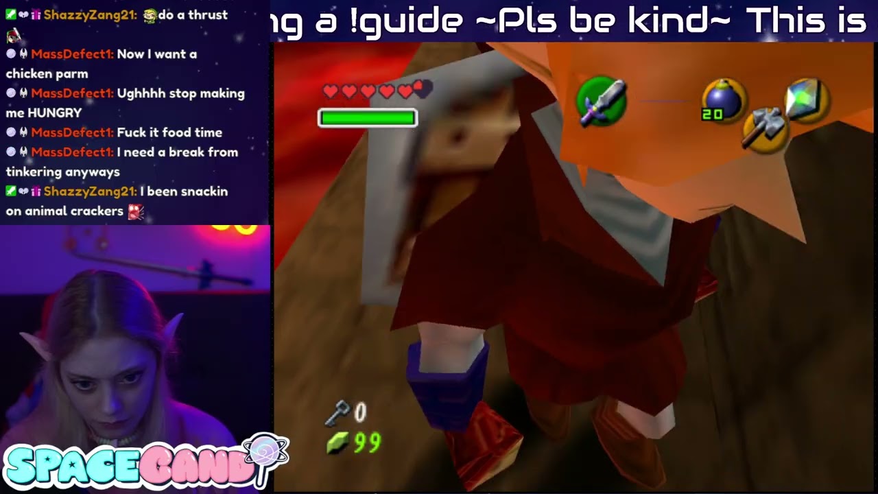 SpaceCandi Streamed Learning to Speedrun OoT! - Part 3