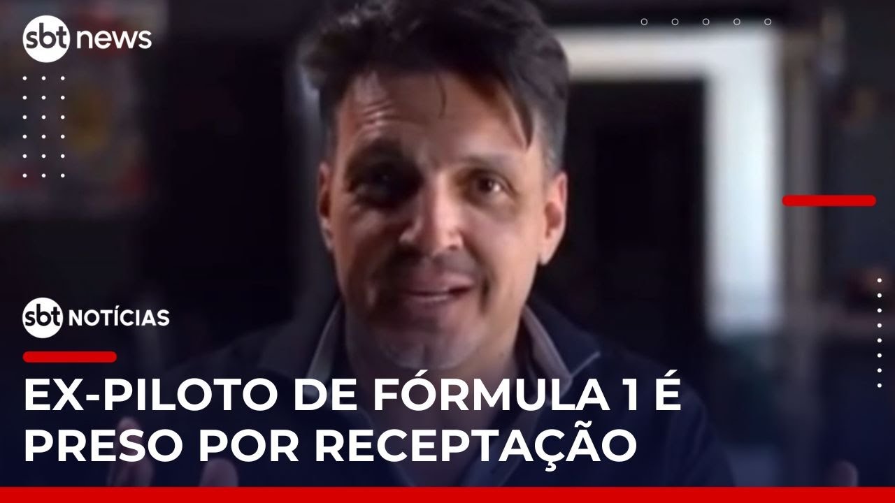 Ex-piloto de F&oacute;rmula 1 &eacute; detido por dirigir carro de luxo sem placas | #SBTNot&iacute;cias
