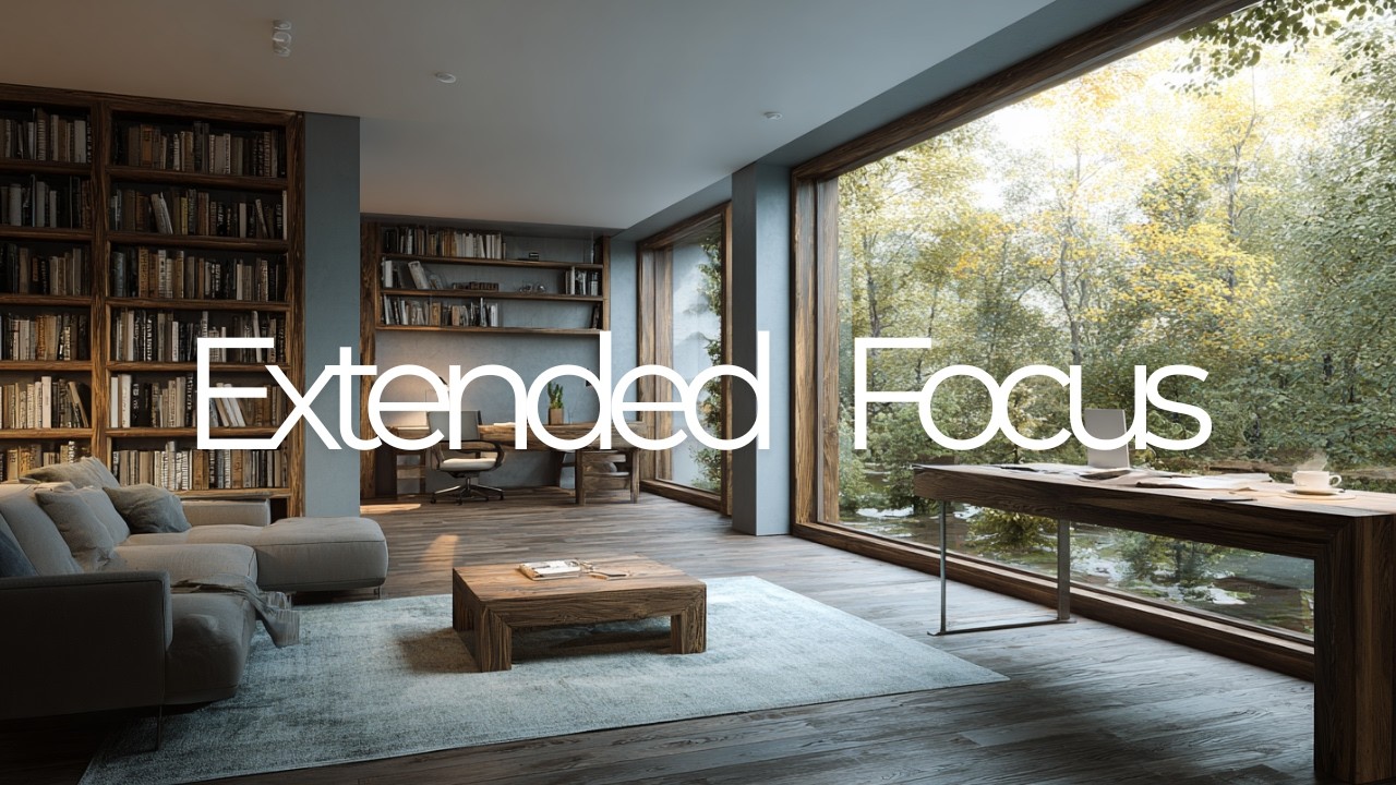 Extended Focus Music–Maintain Deep Concentration| Minimal Ambient Background for Long Study Sessions