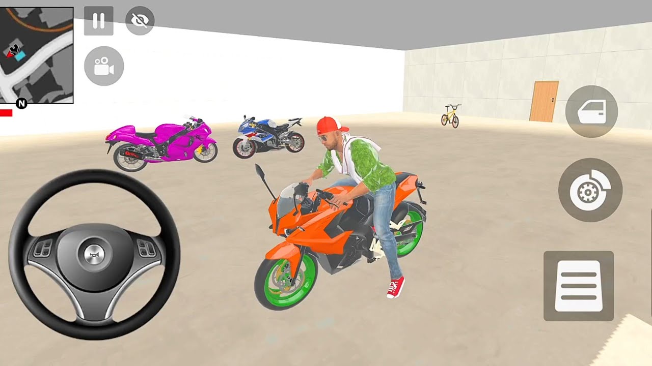 💥🎮 Franklin modified by 2 Pulsar and Hayabusa in game 🎮🎯 #indiantheftauto #androidgames 