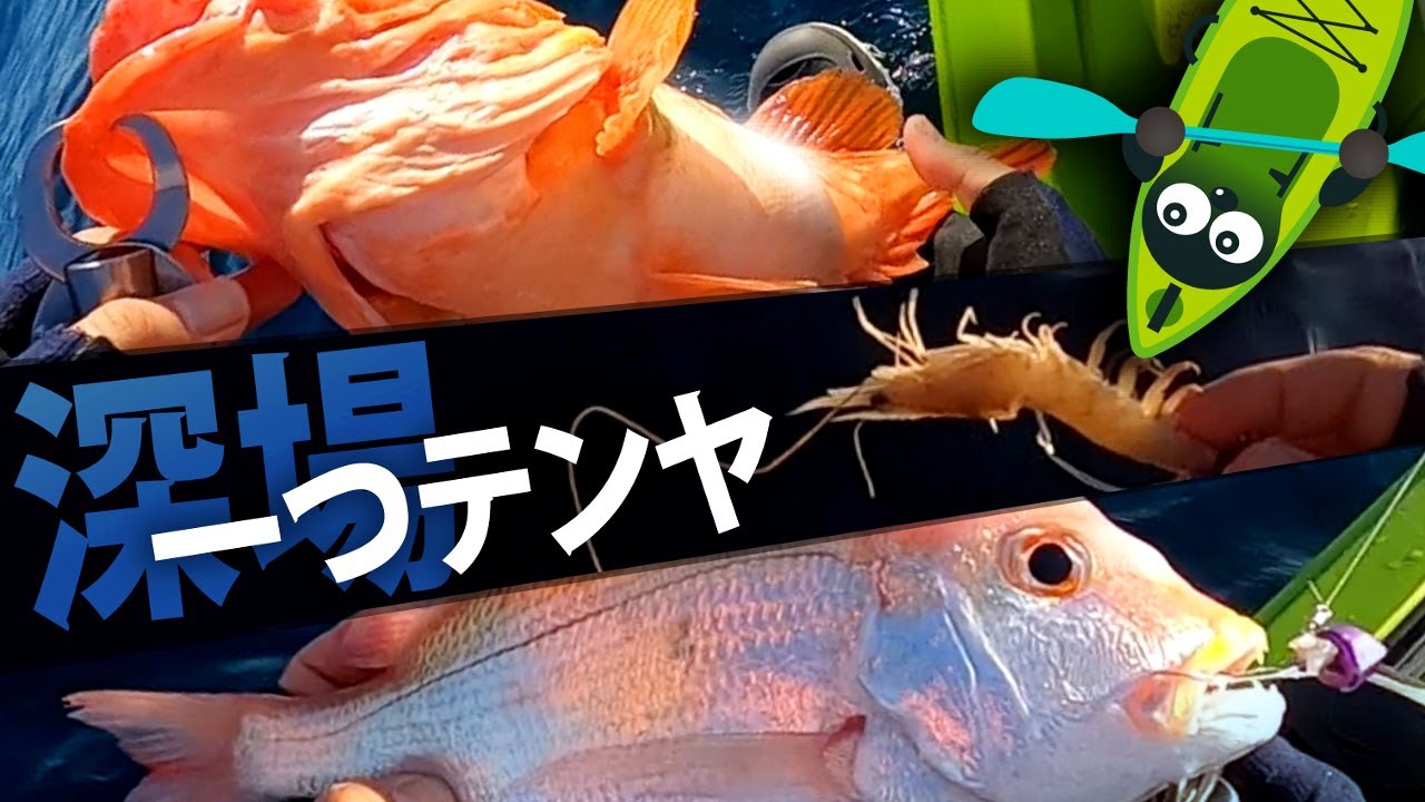 【カヤック一つテンヤ】ディープひとつテンヤで五目釣り 10月のカヤックフィッシング