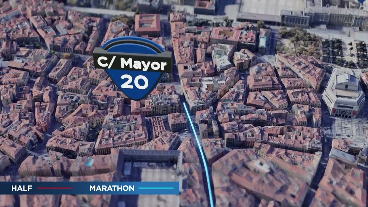 Recorrido Oficial Marat&oacute;n y Media Marat&oacute;n - Zurich Rock'n'Roll Running Series Madrid 2026