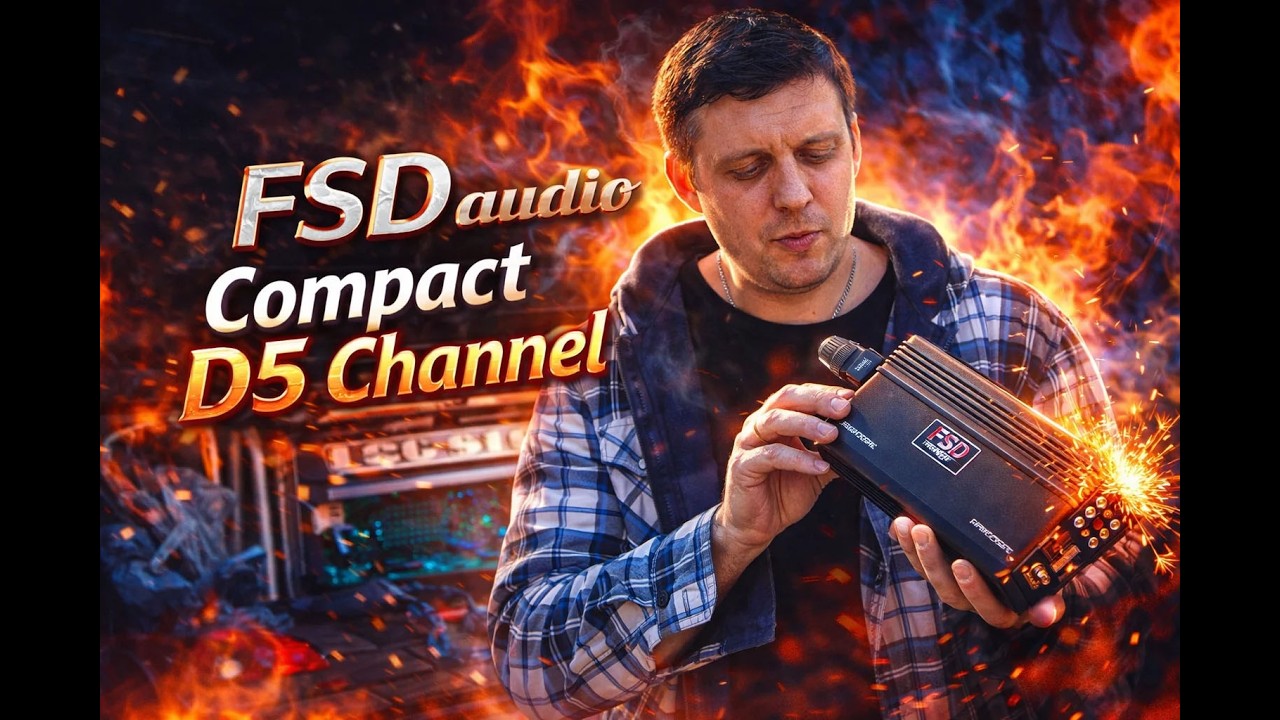 Компактный , но мощный пятиканальный усилитель! FSD audio Compact D5 Channel