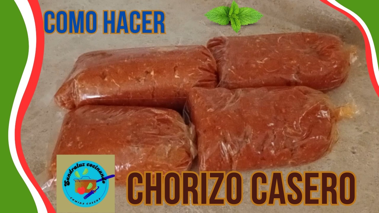 Como preparar chorizo casero de manera fácil/consumo personal o para venta.😍💥❤
