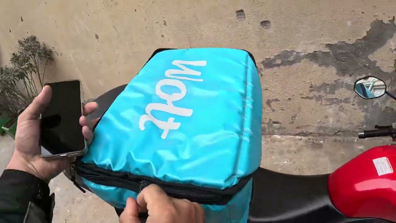 Wolt & Bolt food . Yemək çatdırılması. Kuryerin günlüyü (8 saatlıq video )