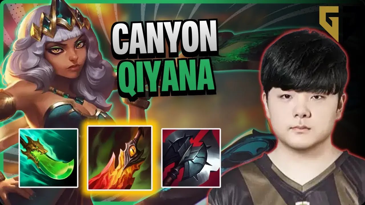 GEN Canyon JUNGLE Qiyana vs Ekko | 15.11