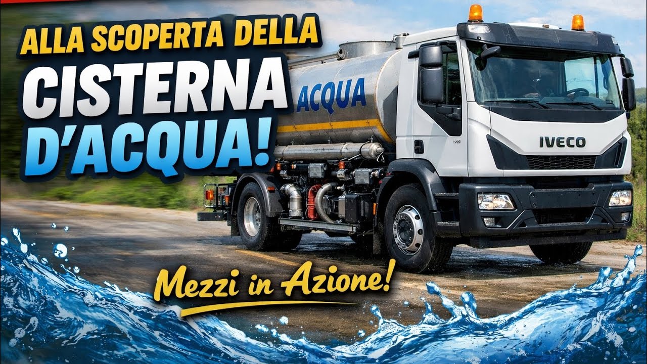 Un giorno con la cisterna d'acqua | #imezzicheguido