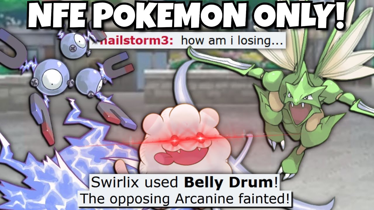 Pokemon Showdown but I can ONLY use NOT FULLY EVOLVED POKEMON!