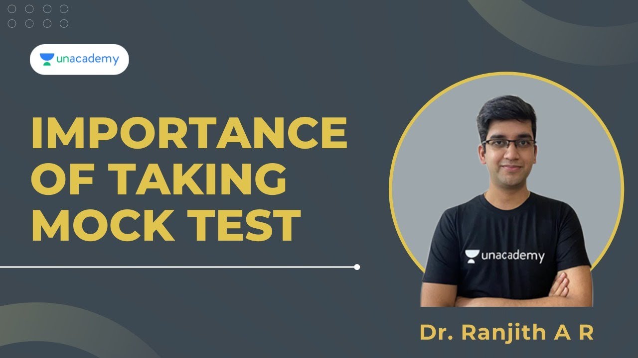 importance of Taking Mock Test | Dr Ranjith A R