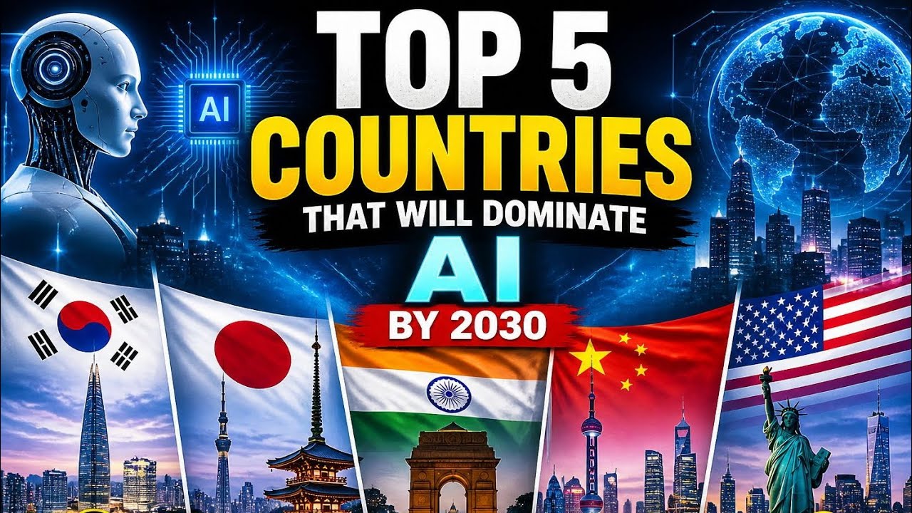 Top 5 Countries That Will Dominate AI by 2030 | Future AI Superpowers
