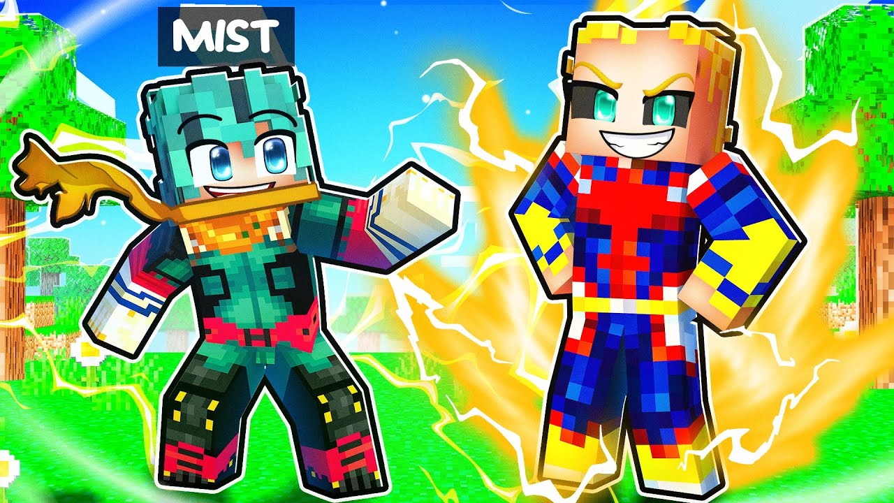 Adopting VIGILANTE HERO DEKU MIST in Minecraft!