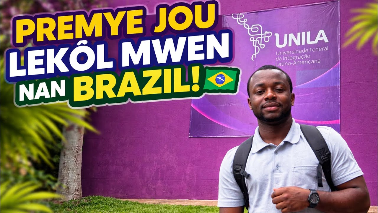 Premye Jou Lekòl Mwen Nan Brazil 🥰🥰💕