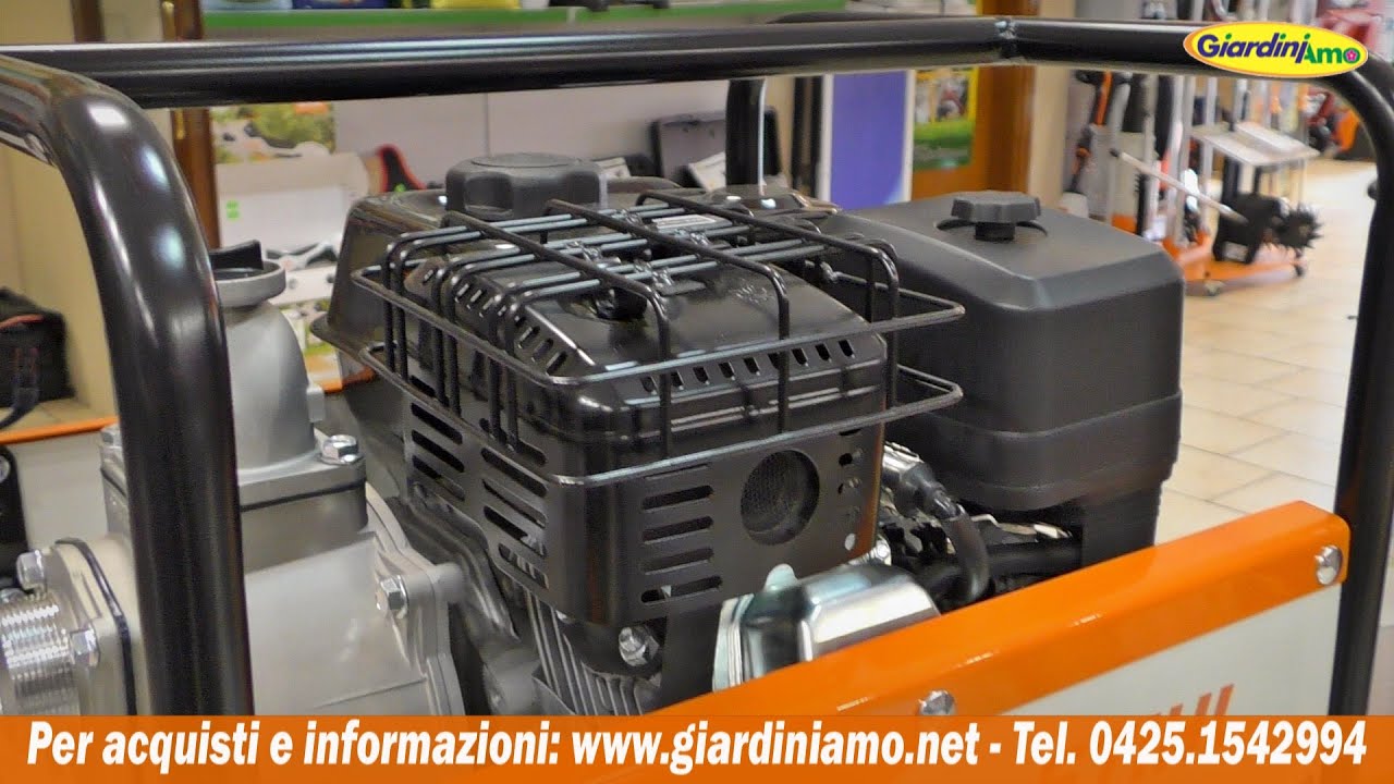Caratteristiche delle motopompe autoadescanti a scoppio per acqua Stihl