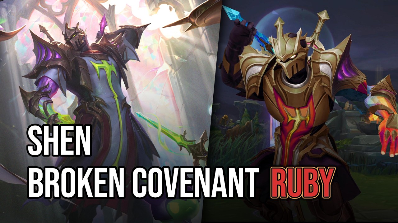 Скин &laquo;Разрушенный завет&raquo; для Шена | League of Legends | Рубиновые хромы
