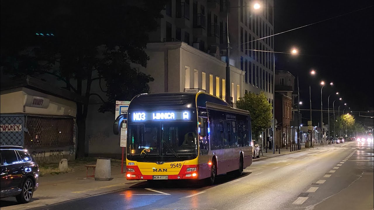 MAN NL253 Lion's City Hybrid #9549 (Mobilis Warszawa) [🚍N03]