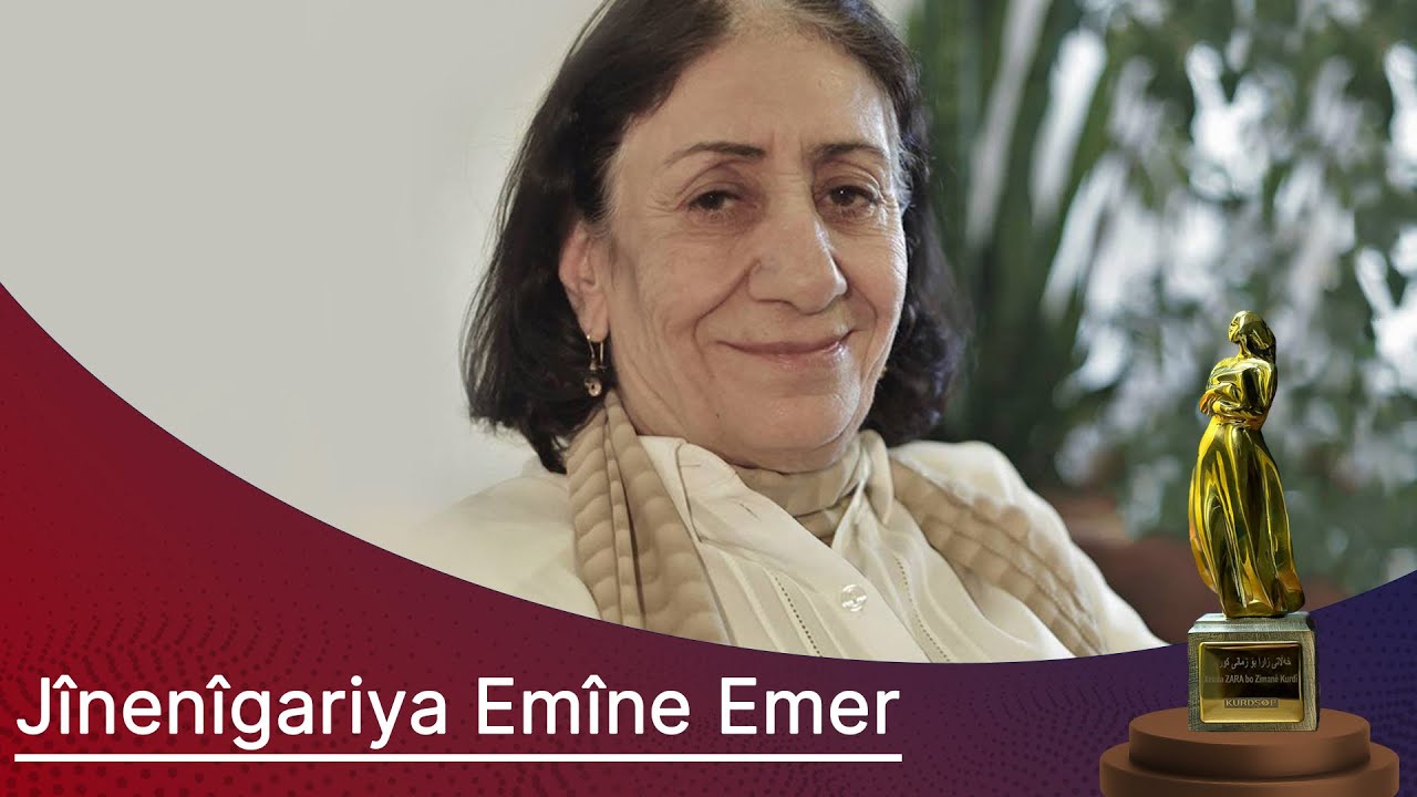 Jînenîgariya Emîne Emer, xwediyê duyemîn xelata ZARA bo zimanê Kurdî.