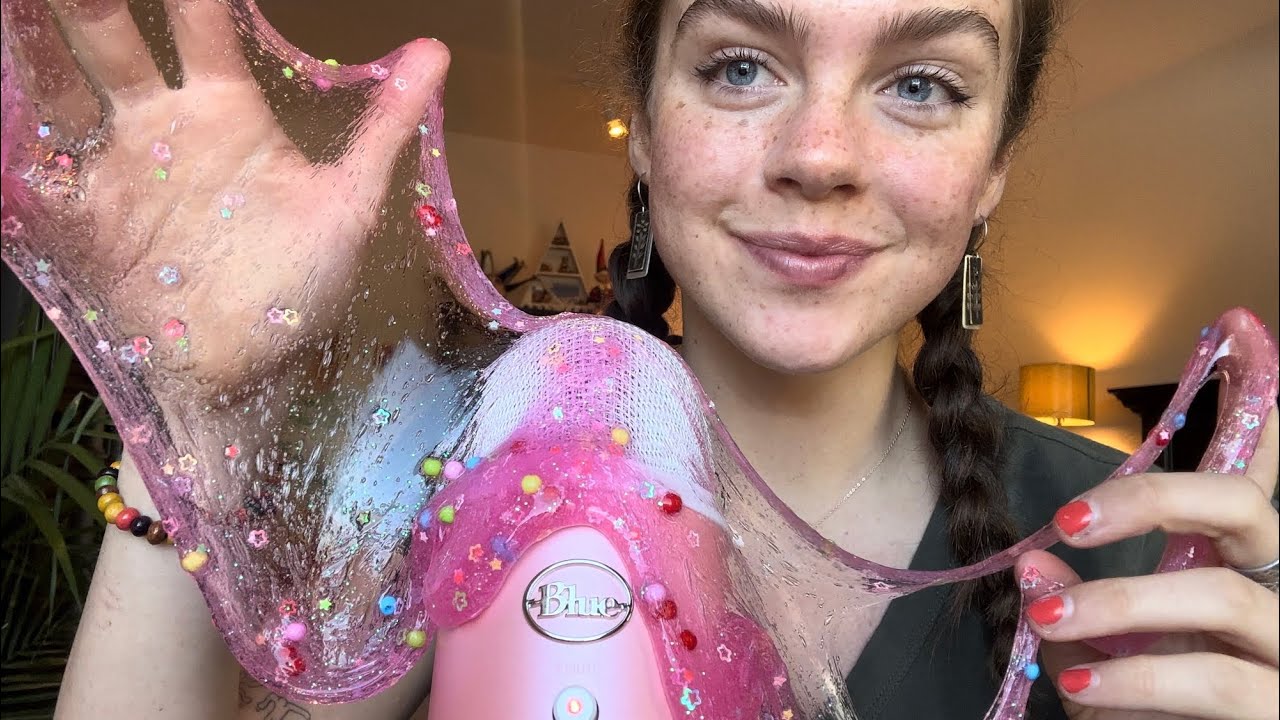 ASMR Slime on the Microphone 💕