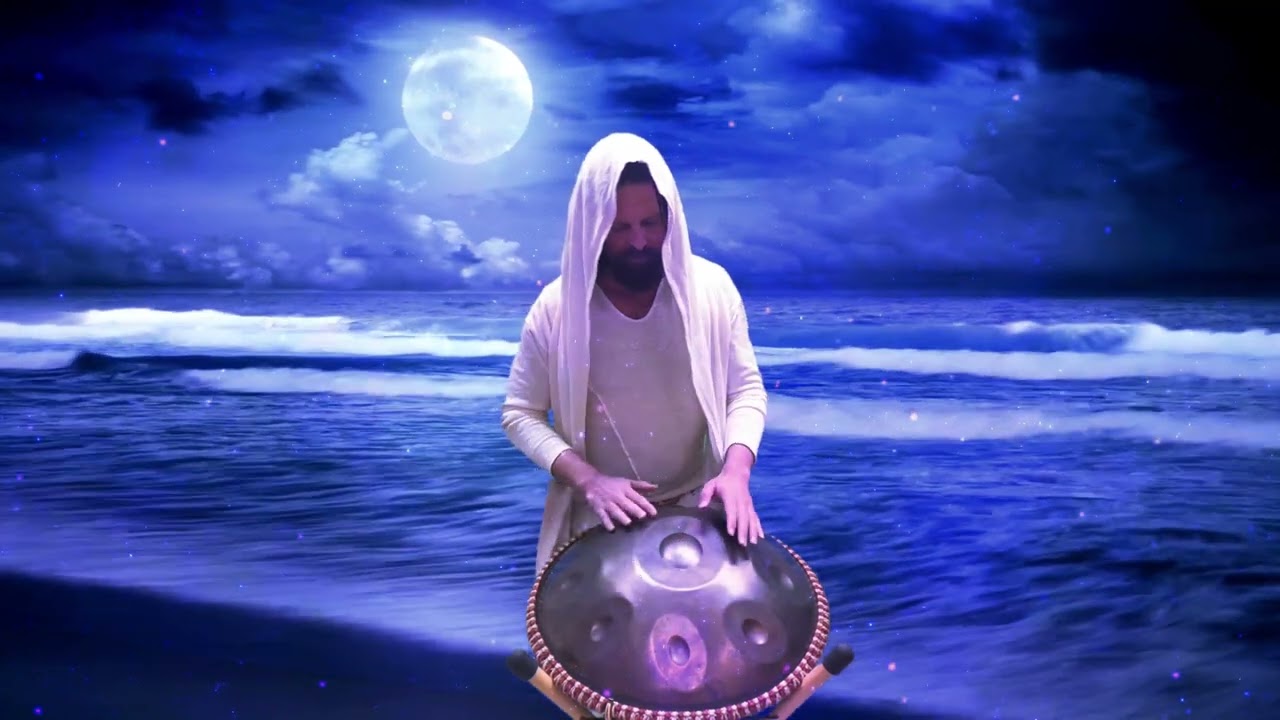 Handpan Full Moon  for Relaxation & Meditation [5min Practice Jam]