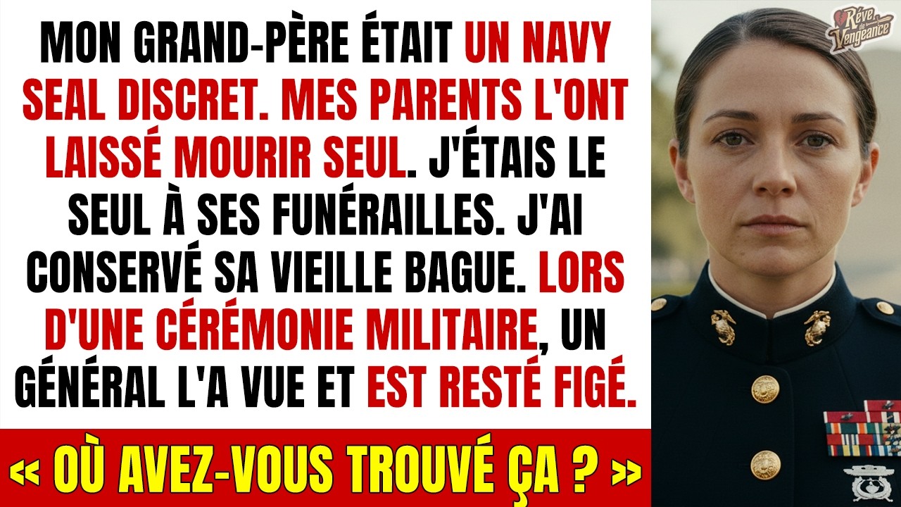 Le Général a figé en voyant l'anneau de mon grand-père...