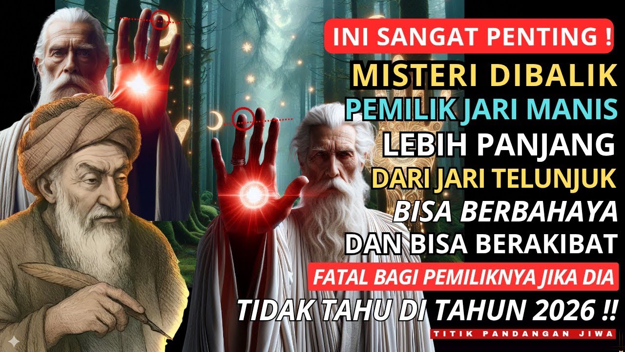 Jiwa Terpilih💫Misteri di Balik Pemilik Jari Manis || Bisa Berbahaya dan  Berakibat Fatal Di-2026😱🚀