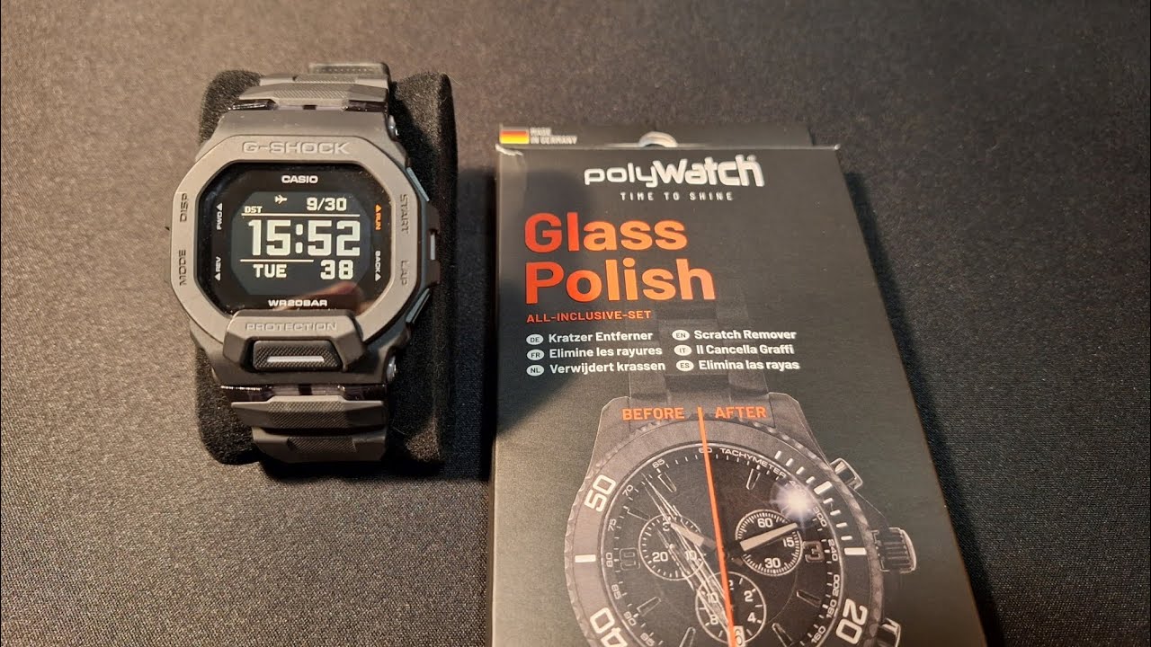 Rysy na szkiełku? G-Shock vs Polywatch - Polerowanie szkiełka zegarka