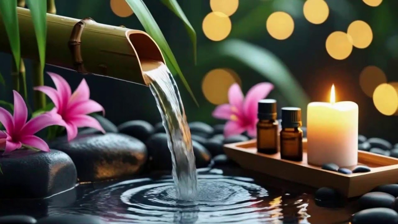 Bamboo Water Fountain & Relaxing Healing 24/7 自然の音とともに音楽をリラックス バンブーウォーターファウンテン 【癒し音楽BGM】 #519