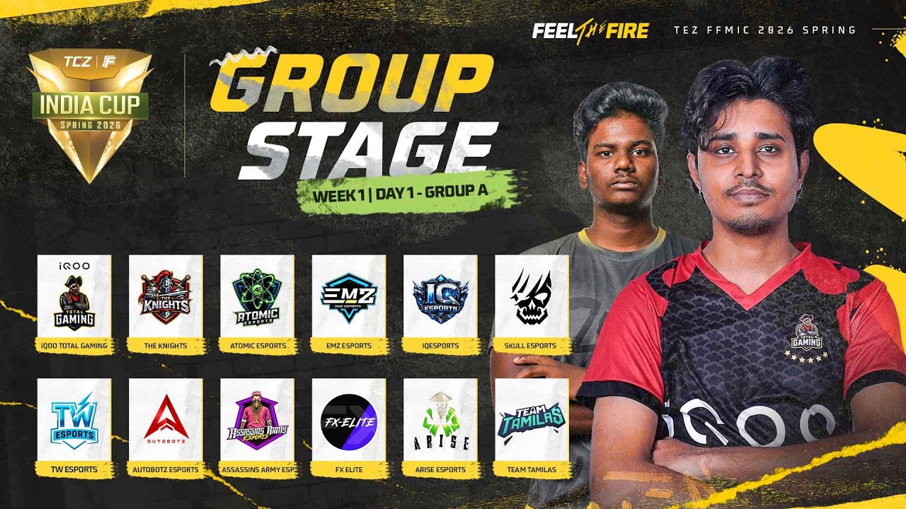 🔴 [EN] TEZ FFMIC 2026 Spring | Group Stage - Week 1 | Day 1 | Group A
