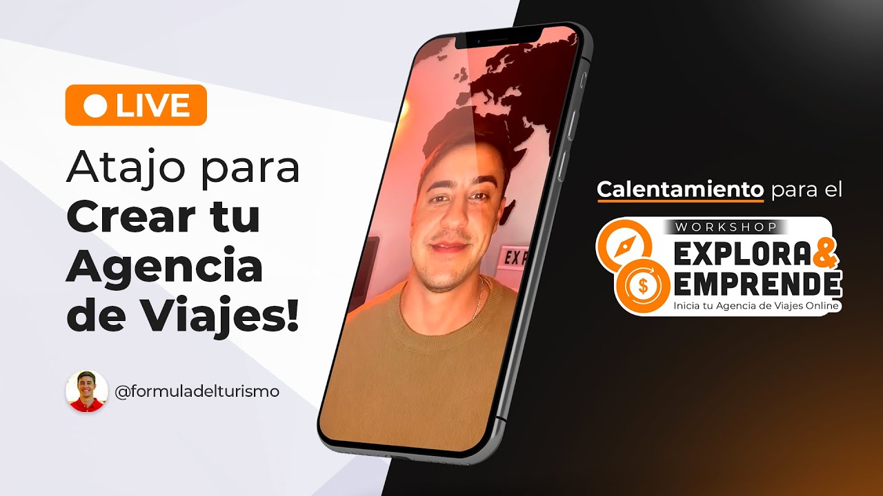 ✈🌎CALENTAMIENTO: Workshop Explora & Emprende -💡Atajo para crear tu Agencia de Viajes!